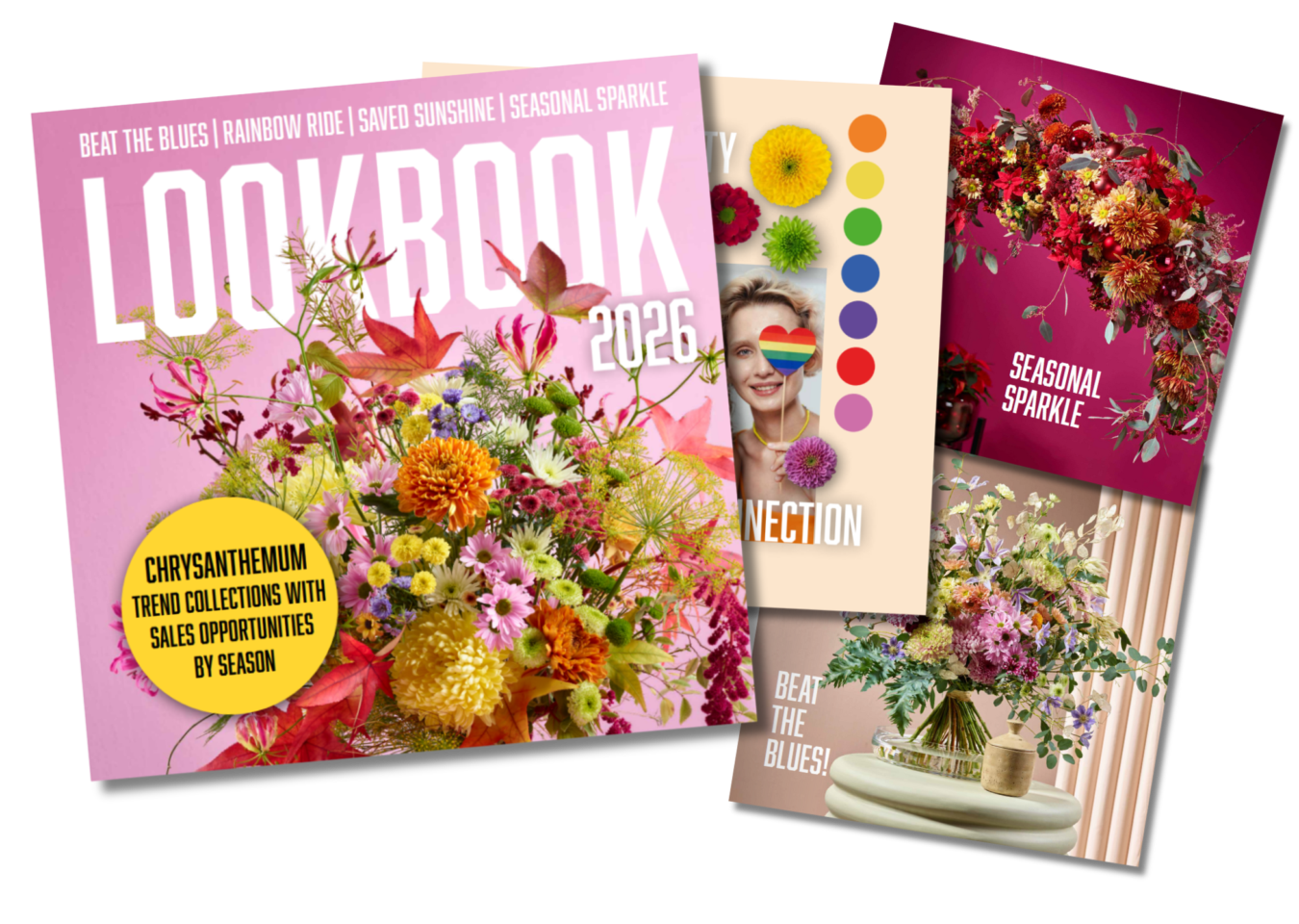 FDF chrysant justchrys trends 2026 lookbook floral design germany duitsland winter joy beat the blues